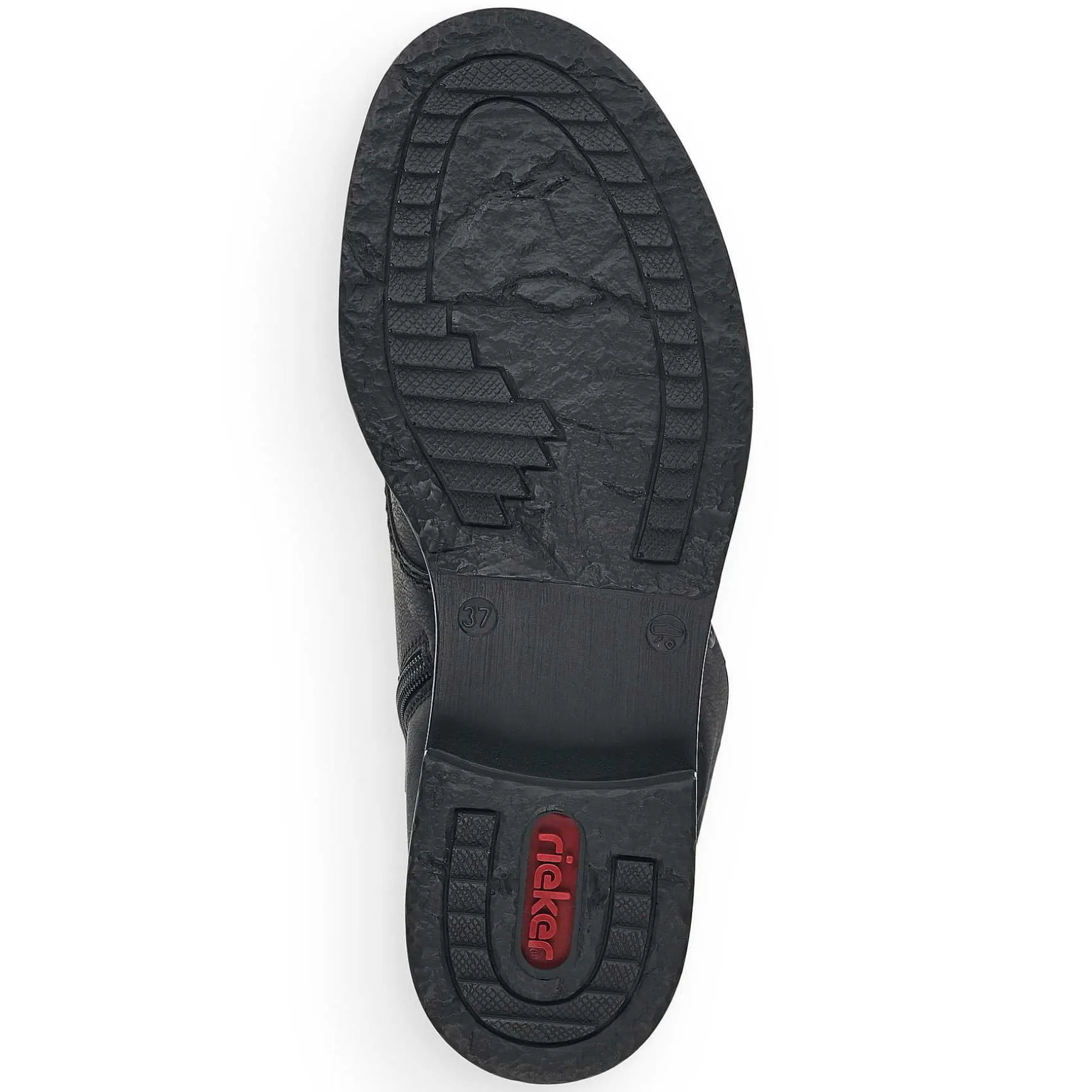 Rieker Women'S Corded Boots Asphalt Black