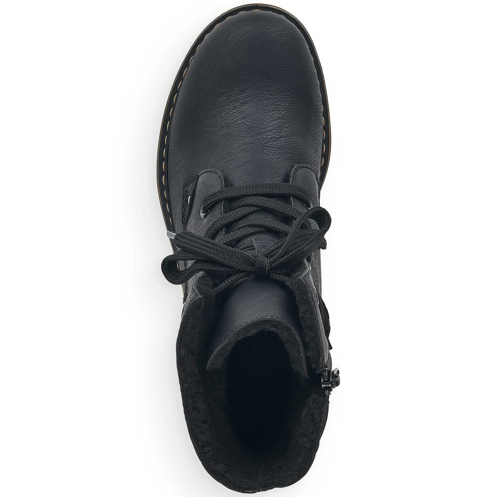 Rieker Women'S Corded Boots Asphalt Black