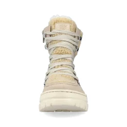 Rieker Women'S Corded Boots Sand Beige