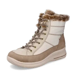 Rieker Women'S Corded Boots Vanilla Beige