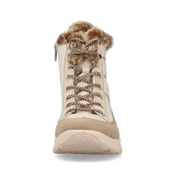 Rieker Women'S Corded Boots Vanilla Beige