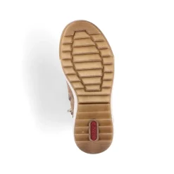 Rieker Women'S Corded Boots Brown Beige