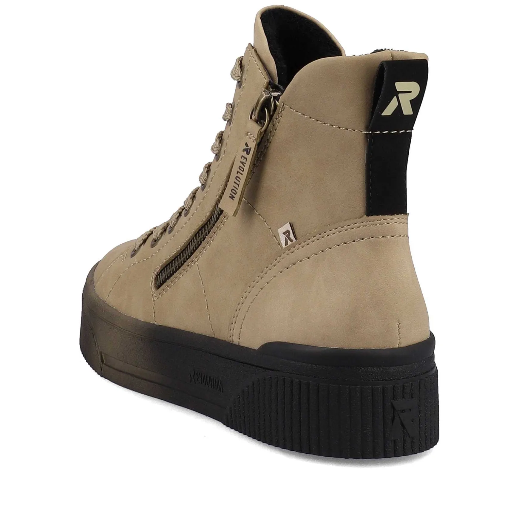 Rieker Women'S High Sneaker Cinnamon