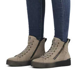 Rieker Women'S High Sneaker Cinnamon