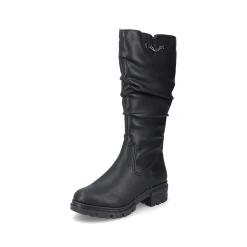 Rieker Women'S High-Shaft Boots Night Black