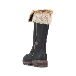 Rieker Women'S High-Shaft Boots Night Black