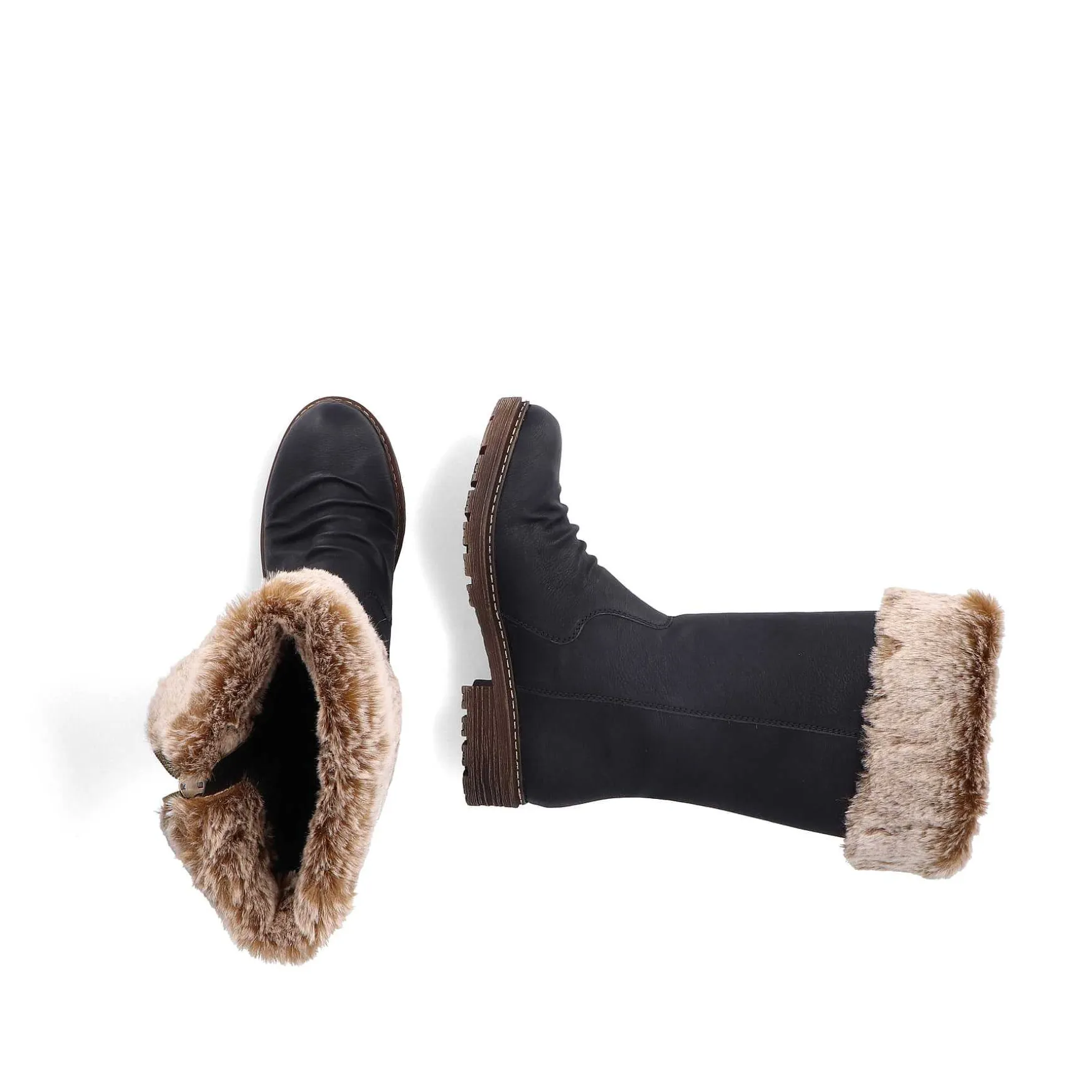 Rieker Women'S High-Shaft Boots Night Black