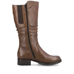 Rieker Women'S High-Shaft Boots Coffee Brown