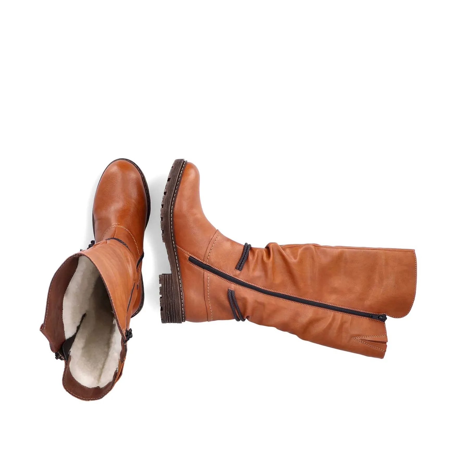 Rieker Women'S High-Shaft Boots Caramel Brown