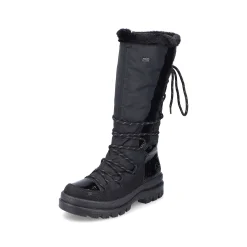 Rieker Women'S High-Shaft Boots Graphite Black