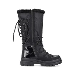 Rieker Women'S High-Shaft Boots Graphite Black