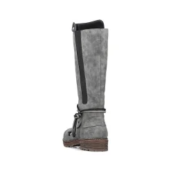 Rieker Women'S High-Shaft Boots Steel Gray