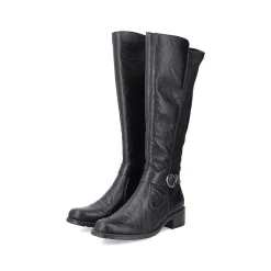 Rieker Women'S High-Shaft Boots Graphite Black