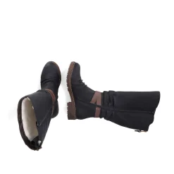 Rieker Women'S High-Shaft Boots Deep Black