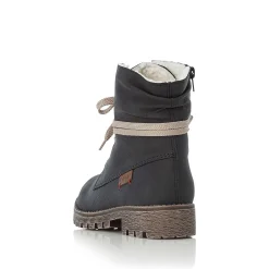 Rieker Women'S Laced Boots Ocean Blue