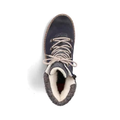 Rieker Women'S Laced Boots Ocean Blue