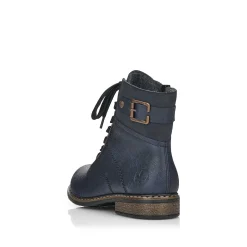 Rieker Women'S Laced Boots Ocean Blue