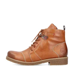 Rieker Women'S Laced Boots Caramel Brown