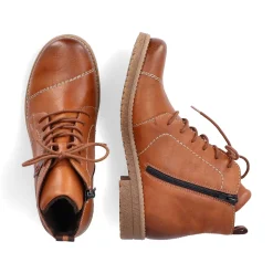 Rieker Women'S Laced Boots Caramel Brown