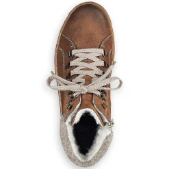Rieker Women'S Laced Boots Caramel Brown