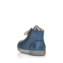 Rieker Women'S Laced Shoes Azure Blue