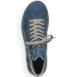 Rieker Women'S Laced Shoes Azure Blue