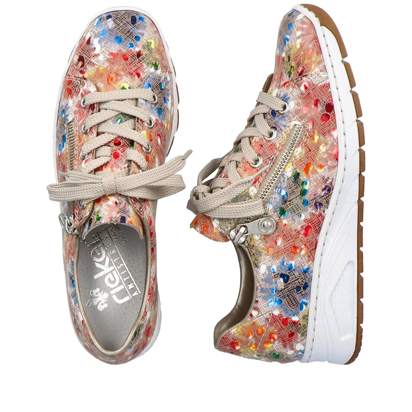 Rieker Women'S Laced Shoes Multi
