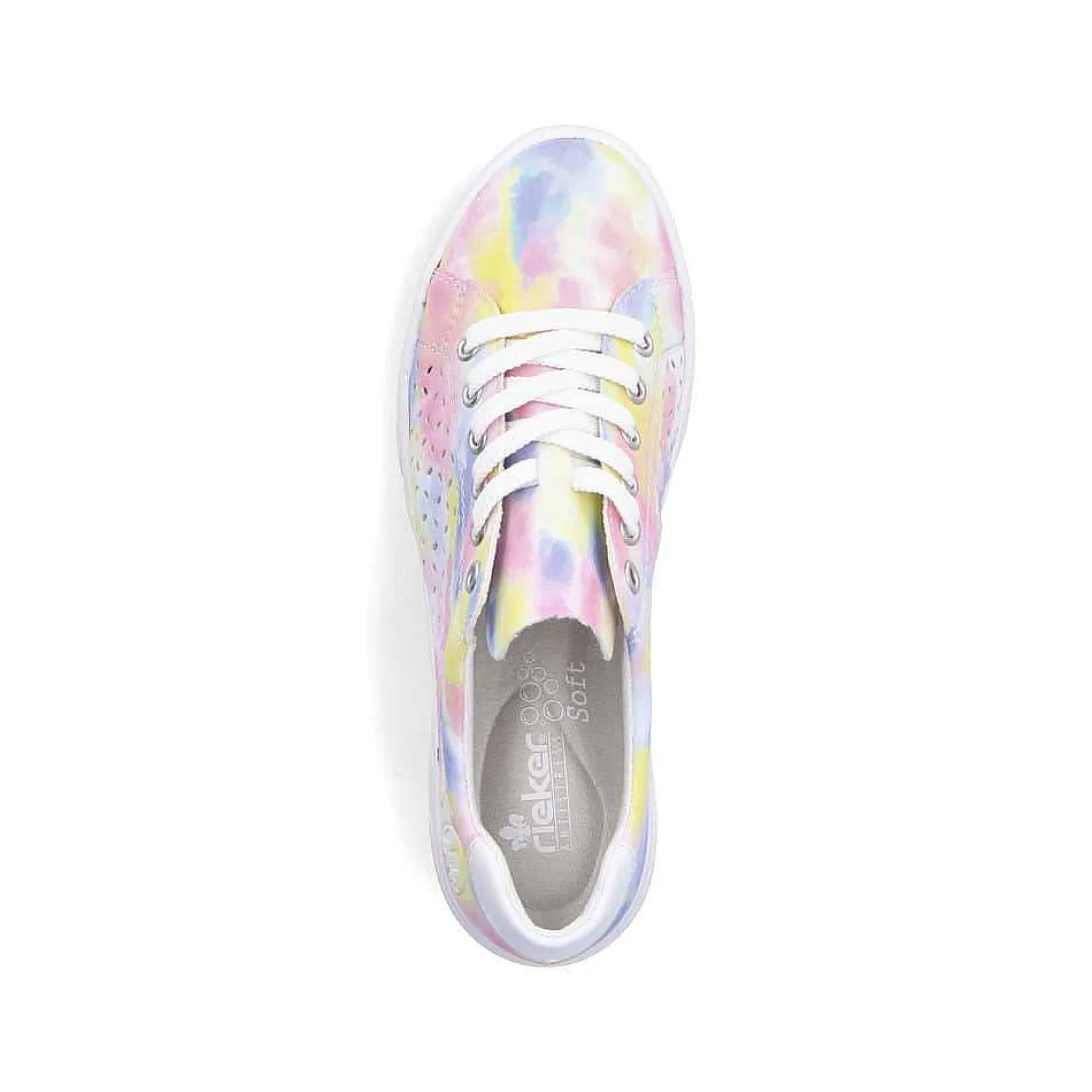Rieker Women'S Laced Shoes Multi-Edelweis