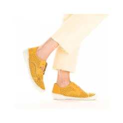 Rieker Women'S Lace-Up Shoes Sunflower Yellow