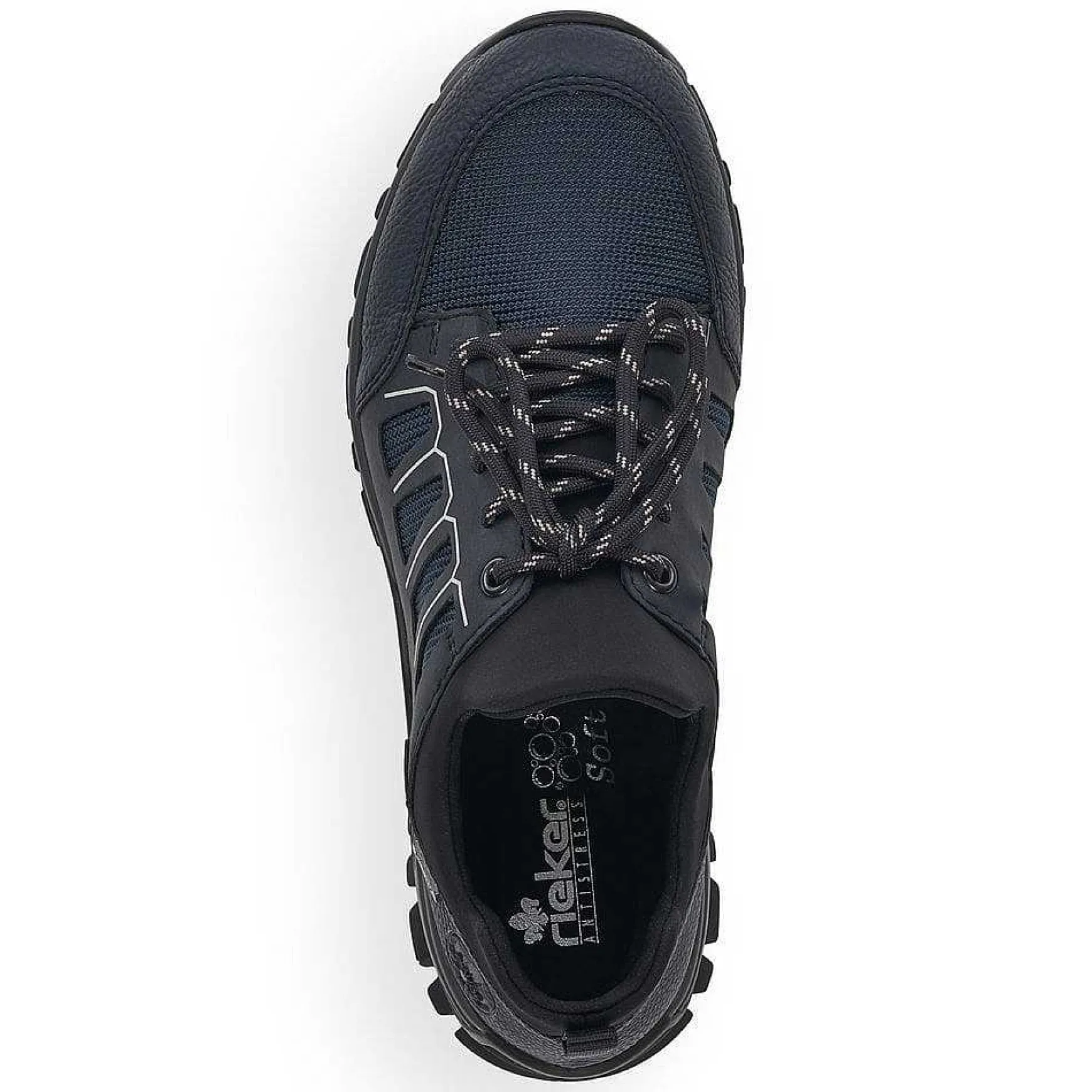 Rieker Women'S Lace-Up Shoes Pacific Blue