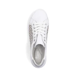 Rieker Women'S Lace-Up Shoes Crystal White
