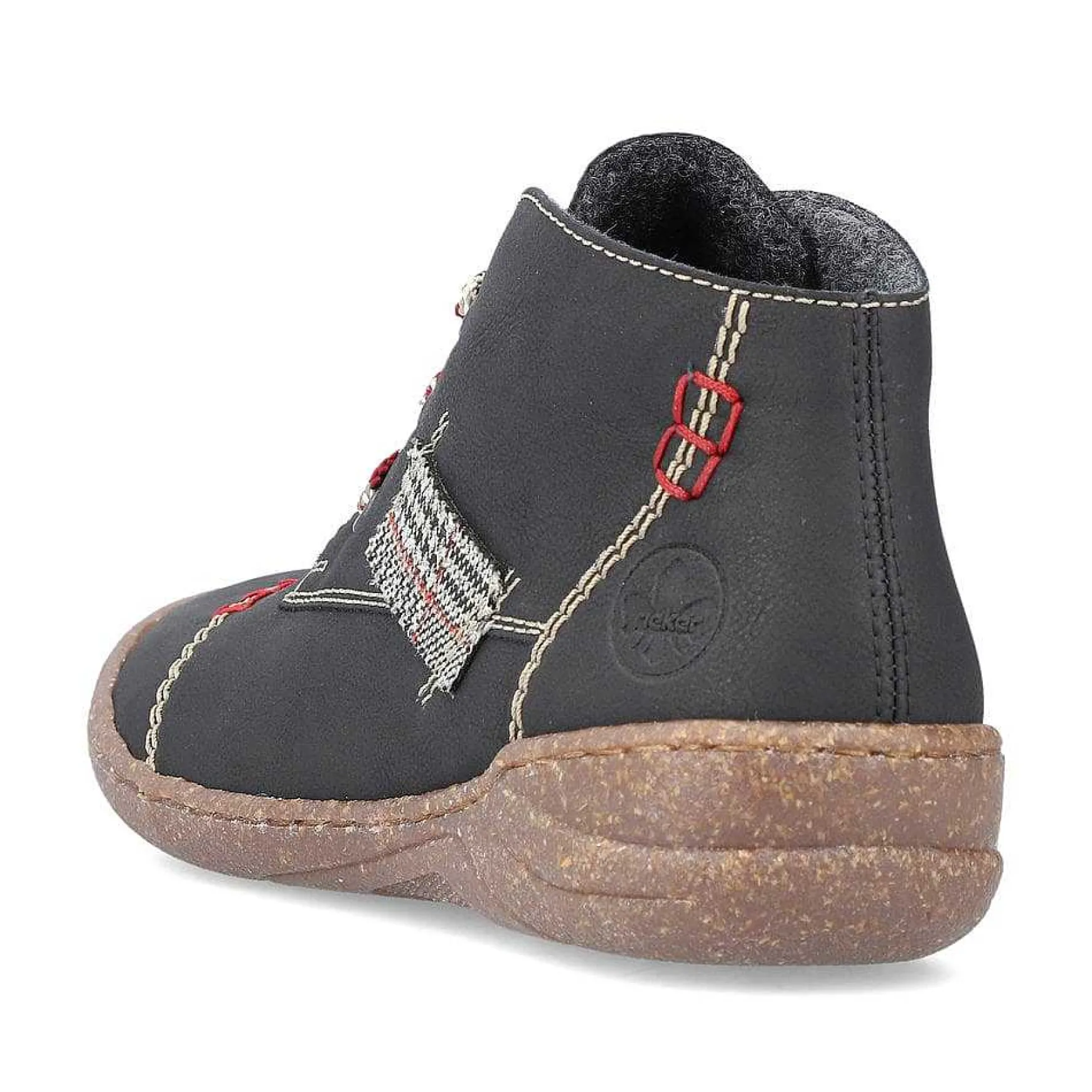 Rieker Women'S Lace-Up Shoes Deep Black