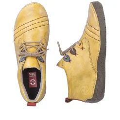 Rieker Women'S Lace-Up Shoes Exotic Yellow