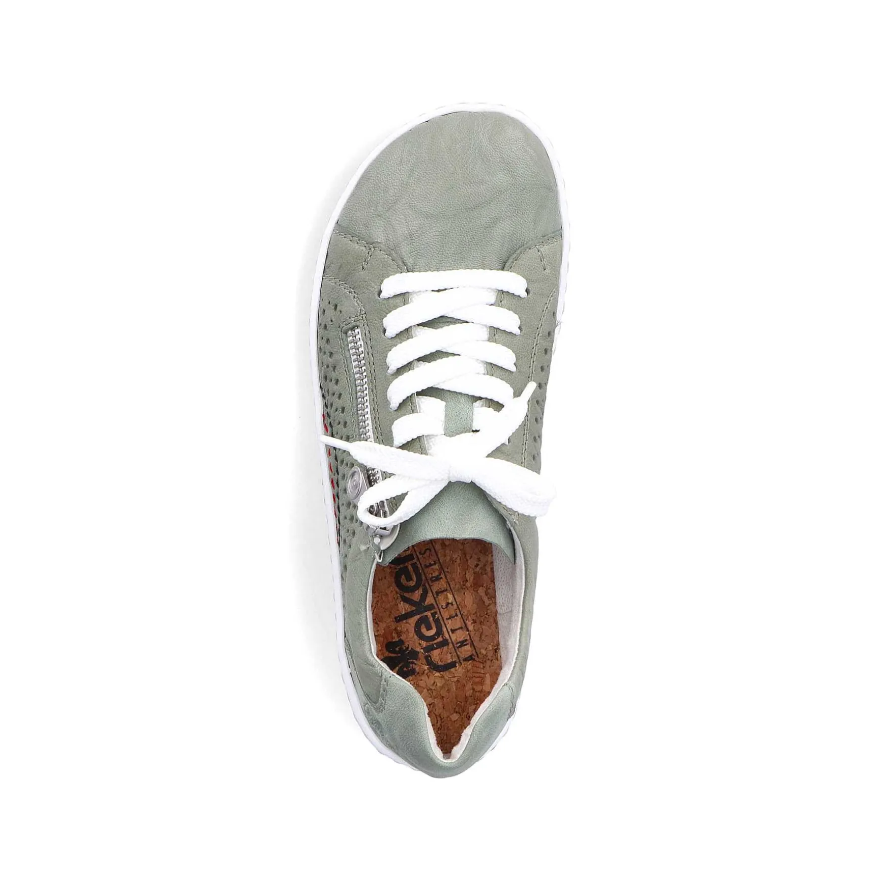 Rieker Women'S Lace-Up Shoes Mint Green
