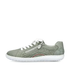 Rieker Women'S Lace-Up Shoes Mint Green