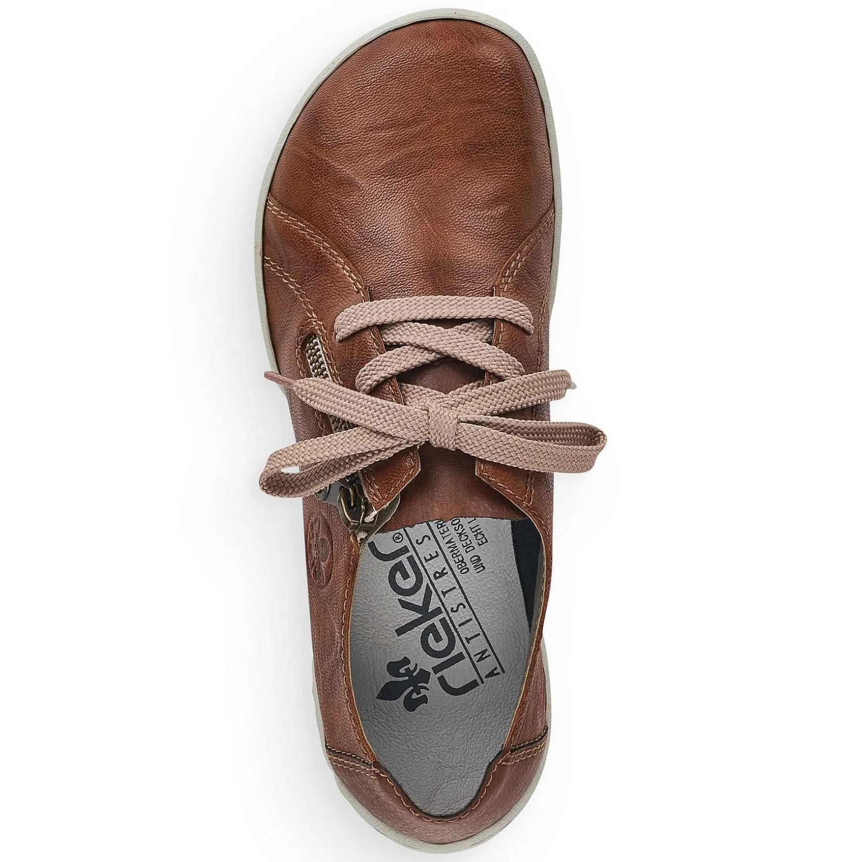 Rieker Women'S Lace-Up Shoes Chestnut Brown