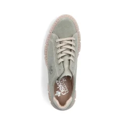 Rieker Women'S Lace-Up Shoes Mint Green
