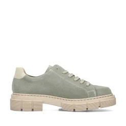Rieker Women'S Lace-Up Shoes Mint Green