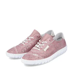 Rieker Women'S Lace-Up Shoes, Blood Pink