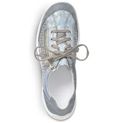 Rieker Women'S Lace-Up Shoes Sea Blue