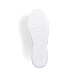 Rieker Women'S Lace-Up Shoes Sky Blue And White