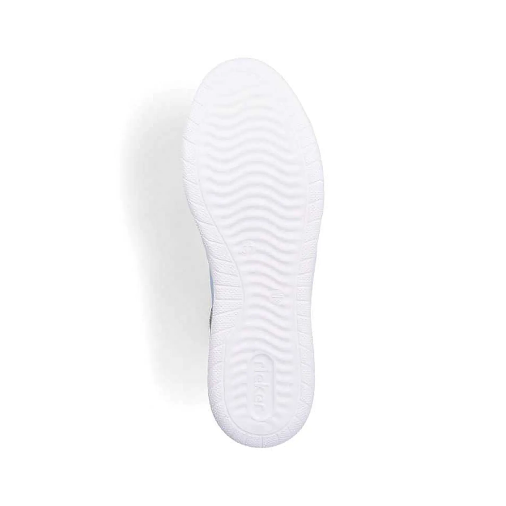 Rieker Women'S Lace-Up Shoes Sky Blue And White