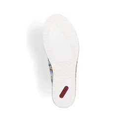 Rieker Women'S Lace-Up Shoes Multi-Sky Blue