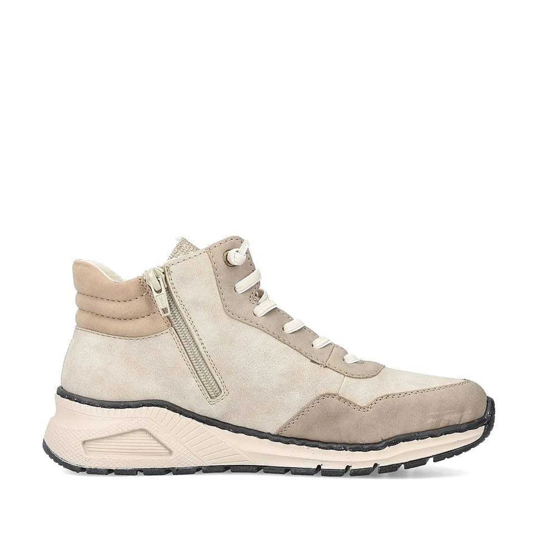 Rieker Women'S Lace-Up Shoes Light Beige