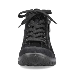 Rieker Women'S Lace-Up Shoes Graphite Black