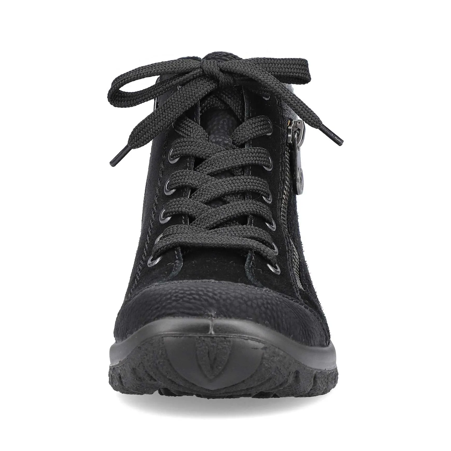 Rieker Women'S Lace-Up Shoes Graphite Black