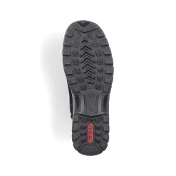 Rieker Women'S Lace-Up Shoes Graphite Black