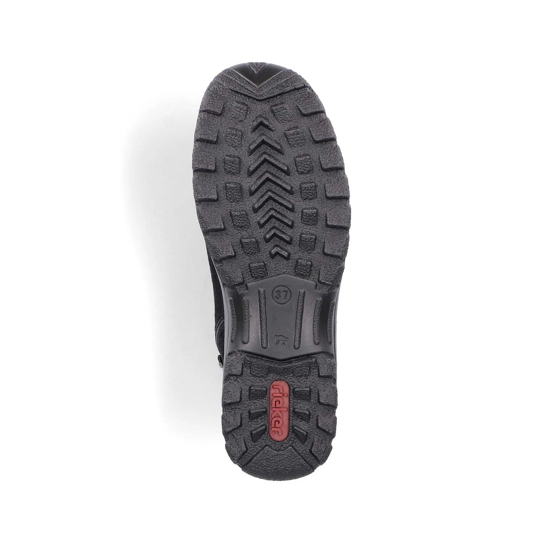 Rieker Women'S Lace-Up Shoes Graphite Black