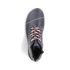 Rieker Women'S Lace-Up Shoes Steel Blue