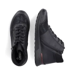 Rieker Women'S Lace-Up Shoes Deep Black